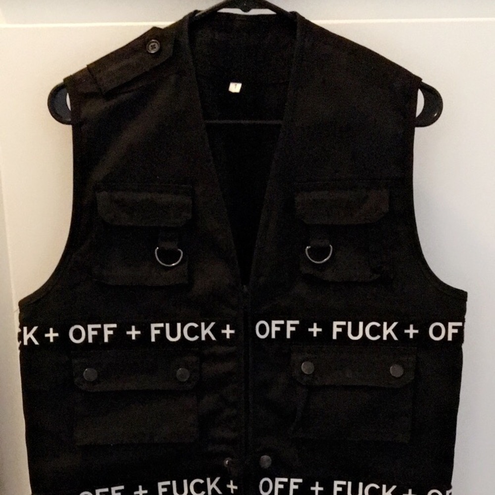 M+RC Noir x Ian Connor Fuck Off Vest